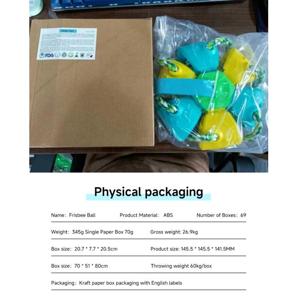 Perro de entrenamiento resistente a las mordeduras Bola de fútbol amistosa de perro de fútbol al aire libre Bola de fútbol con pestañas