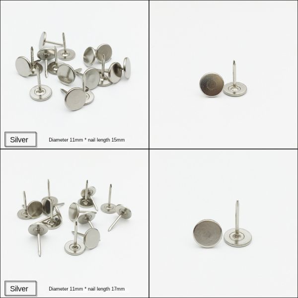 Sofa Industry Nail Furniture Decorative Nails Silver Flat Head Upholstery Pins Decorative Pushpin Furniture Sofa Pins