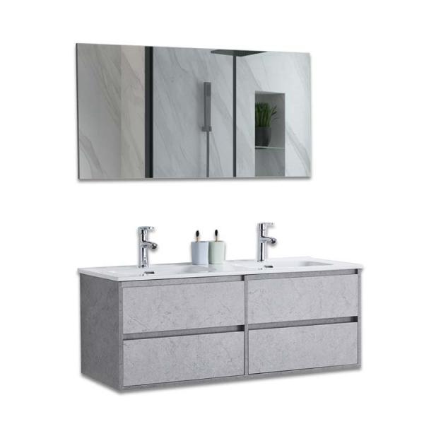 Plywood Led Bathroom Mirror Cabinet Rectangle Unpainted Board Material