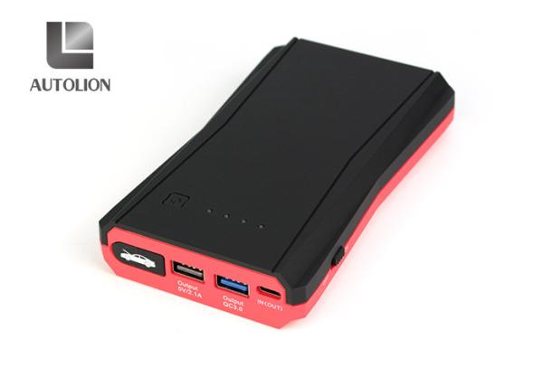 Quick Charge Car Jump Start Battery 3.0 & USB  500A Peak 10800mAh Phone Power Bank
