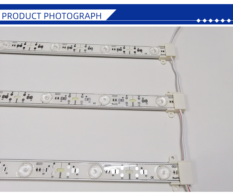 Приведенные отражательные 12VDC 130lm SMD3030 диффузные освещают прокладку контржурным светом