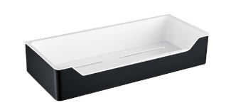 Convenient Bathroom Appliance Rack Shelf with Drainage Basket Holder and Single Tier