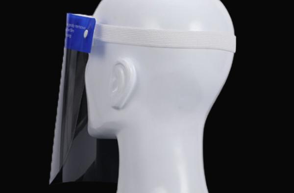 Fluid Resistant Full Cover Disposable Face Shield , Medical Face Shield Visor