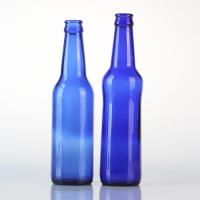 Bouteille de bière en verre en relief de flint vide 375ml 1L