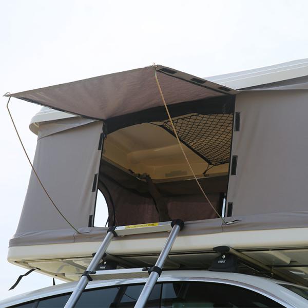 White 4x4 Rentals In Iceland Car Roof Tent For Small Vehicles / Compact SUVS