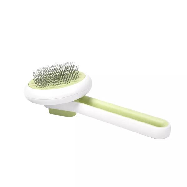A escova da agulha da limpeza de auto Deshedding da ferramenta da preparação do animal de estimação da beleza remove o cabelo de flutuação