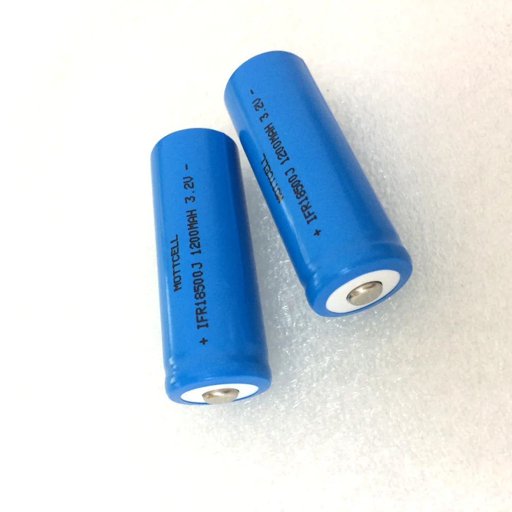 Mottcell оптом 18500 3.2v 1200mah Lifepo4 Литий солнечный аккумулятор для солнечного света LED