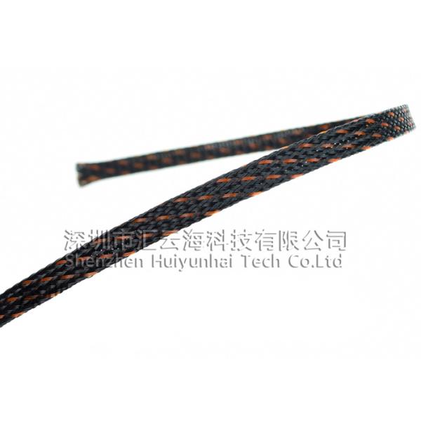 Indoor Lighting Flexible Braided Wire Covers Colorful For Power Cable