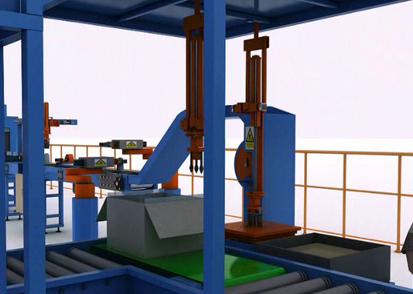 Non Standard Automatic Production Line / Food Indusry Bottles Encasing Line Gripper Type