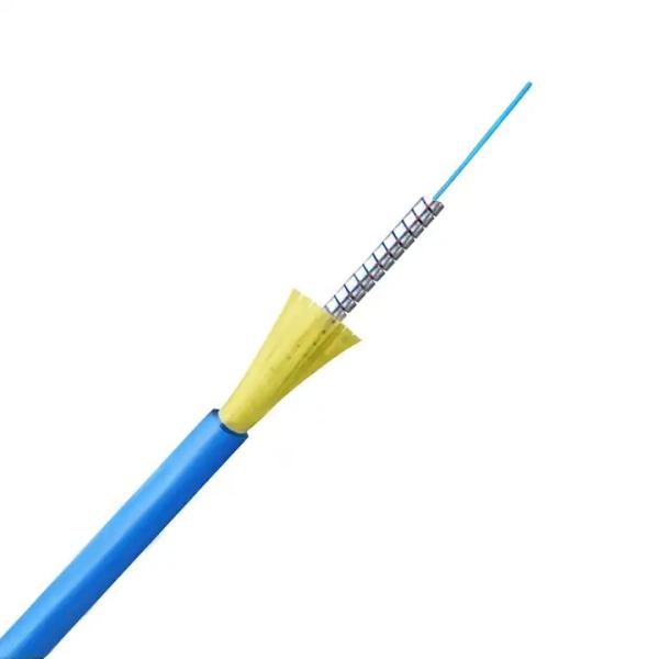 Flexible Armored Fiber Optic Cable G652D Armoured Network Cable For Optimal Connectivity