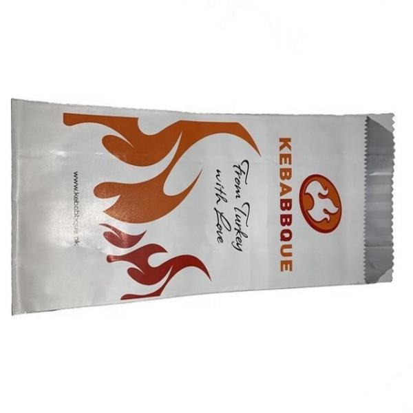 Factory Wholesale Food Grade White Kraft Aluminum Foil Paper Bags for Food Brown Kraft Paper Bag