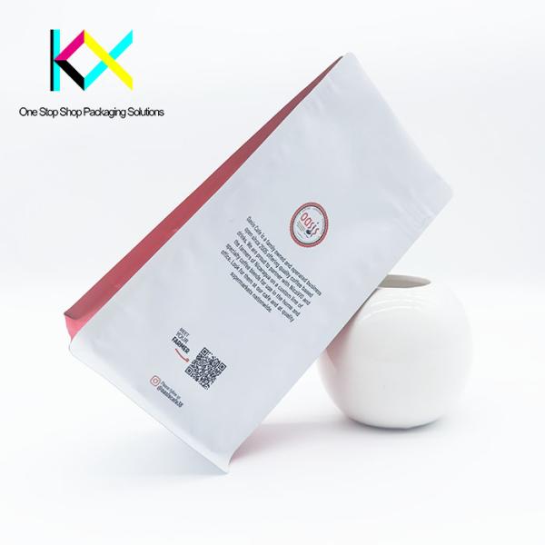 Multiple Color Gusseted Ziplock Coffee Packaging Bags User Friendly Design