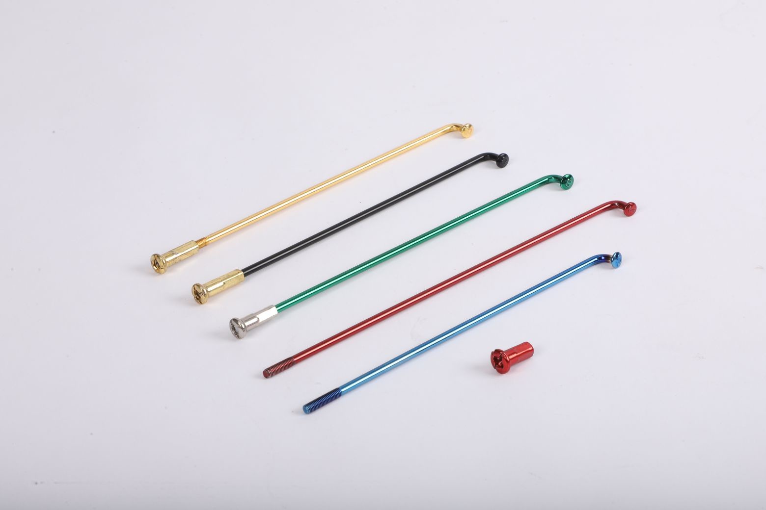 High Tensile Streng Motorcycle Spokes And Nipples Color Titan