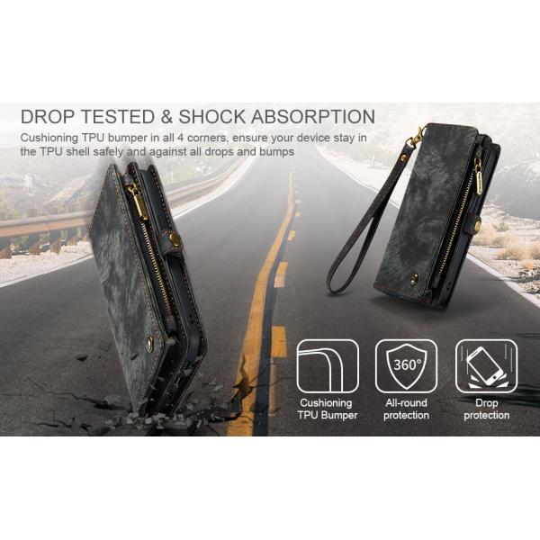 Samsung Compatible CaseMe Leather TPU Phone Cases for Iphone 13 14 Pro Max Card Slot