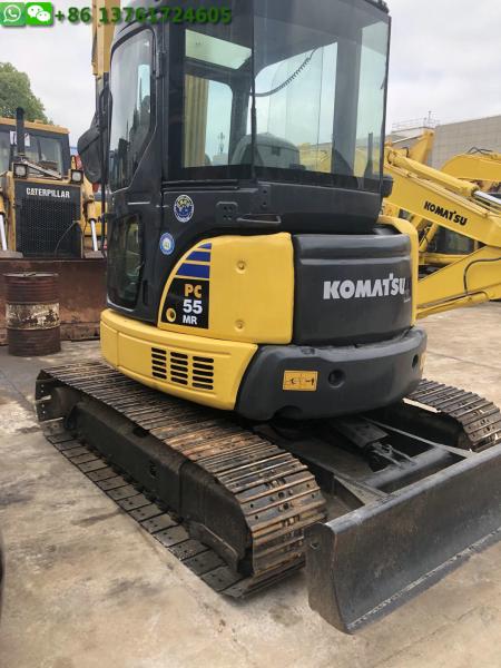 2013 cubeta 5T KOMATSU PC55MR Used Excavator do ano 0.3M3