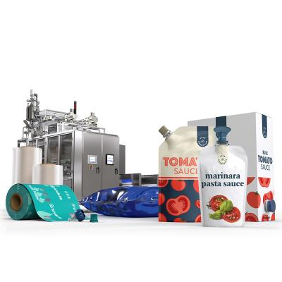 Linha de produção tipo de poupança de energia da pasta de tomate de SUS316 50Hz