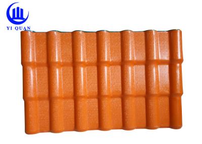 Venda por atacado de ASA Coat Plastic ASA Sythetic Resin Roof Tile da onda
