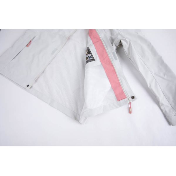 Waterproof Breathable Shell Jacket with Underarm Zipper Vent and Pink Lining