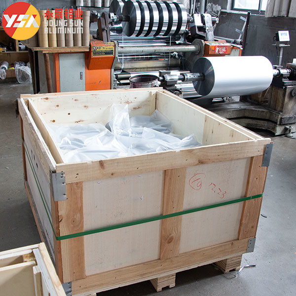 Разрезка ламинирующей пленки AL+PET для гибкого канала сырья