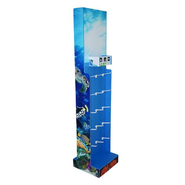 Floor Stand POP PVC Foam Board Display With Metal Hook
