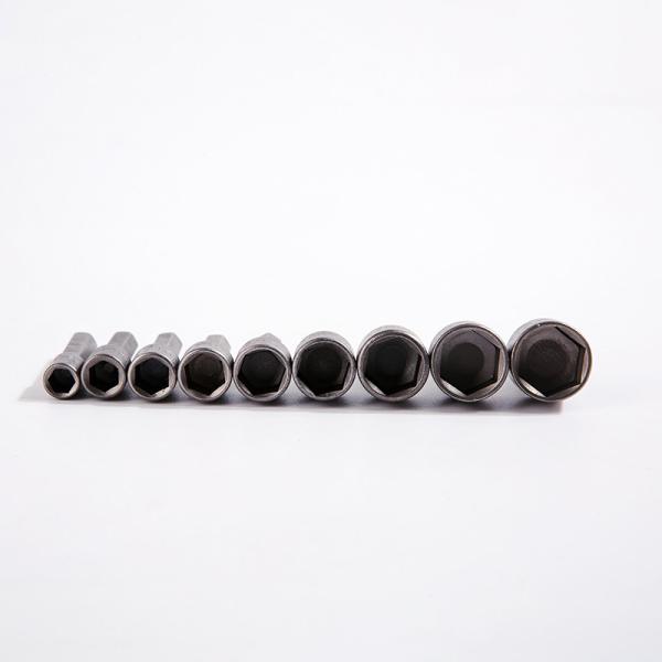 Customized CRV Heated 9 Pcs 5mm Size Impact Nut Driver Set with Blister Pack Not Rated