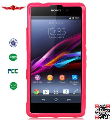 Hot Selling Colorful TPU Cover Case For Sony Xperia Z1 Mini Z1S Soft Durable High Quality