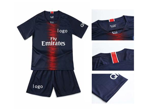 Custom kids soccer jersey full kit with socks football jersey for kids