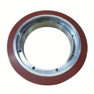 OEM AGVHKT PU Polyurethane Rubber Wheels 190mm