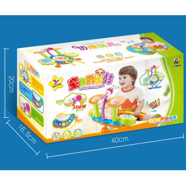 Colorful Children's Musical Instruments Drum Set Baby Toys for Kids' Musical Learning