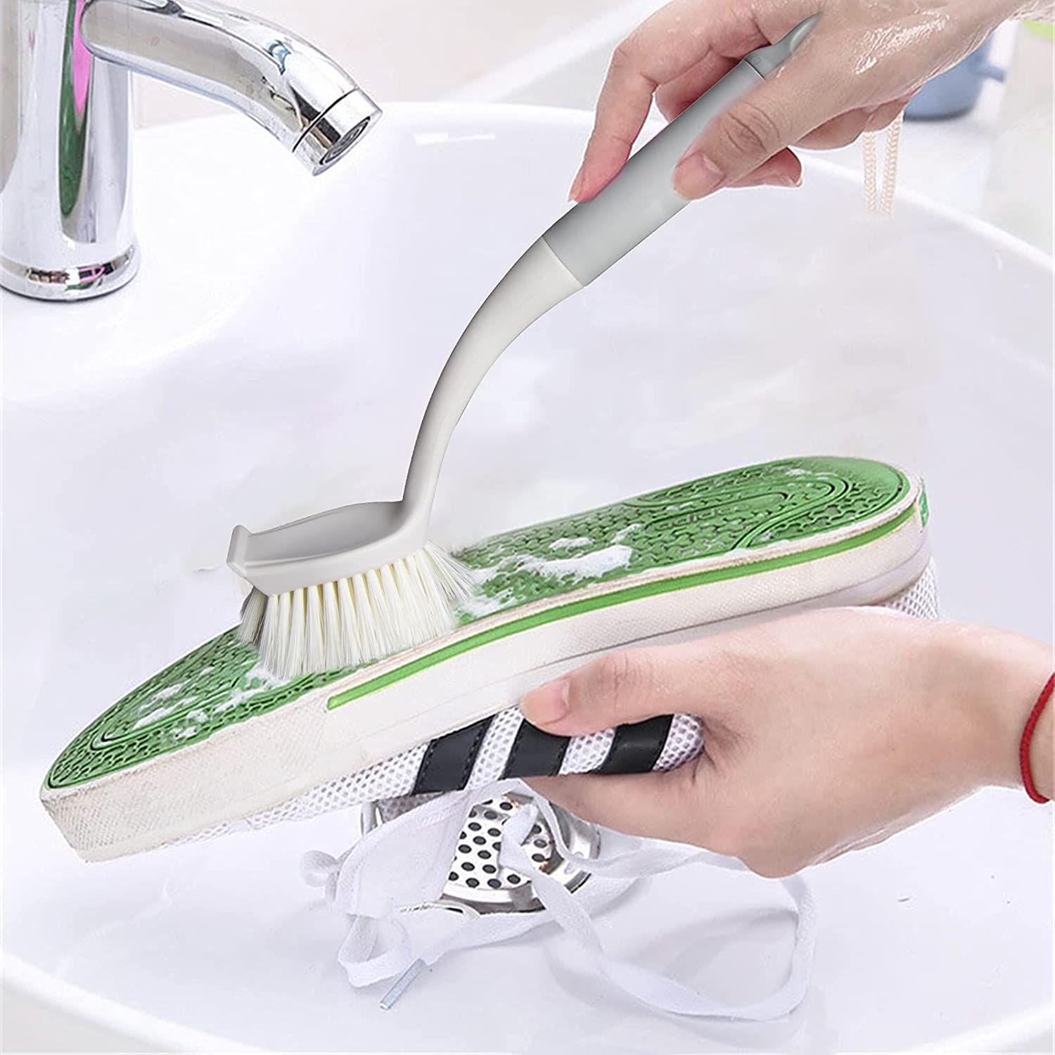 Пол Scrub щетки жесткие щетинки чистят щеткой для ковра Kitchenware Bathroom