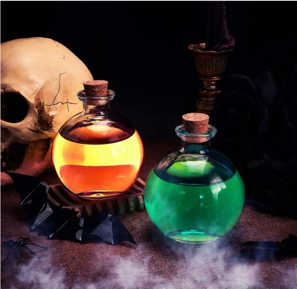 Bouteille en verre de parfums de luxe de 50 ml, 60 ml et 100 ml avec un design rose carré et rond