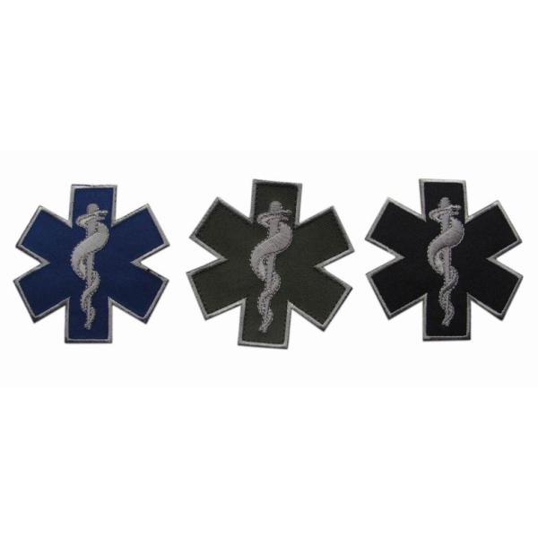 Shrink Proof Stick On Embroidery Patch 12C Flowers PMS Fabric