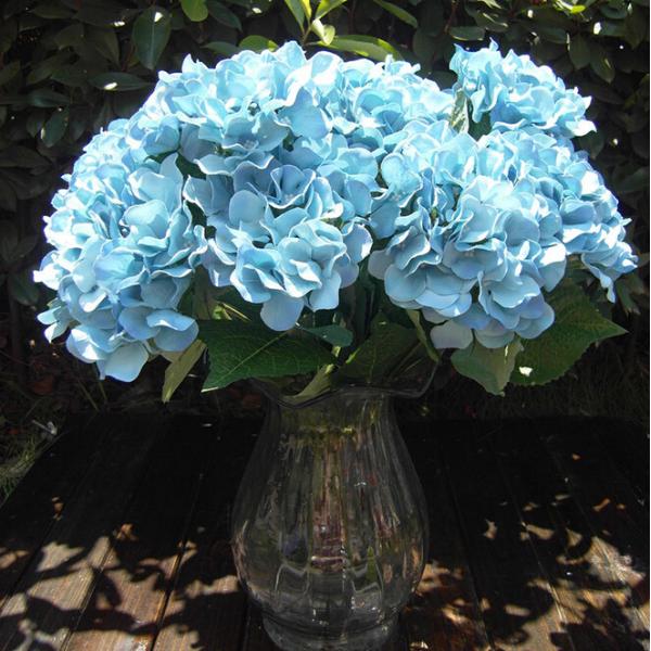 UVG Factory Price Silk Flower Wedding Bouquet Wholesale Artificial Hydrangea Flowers