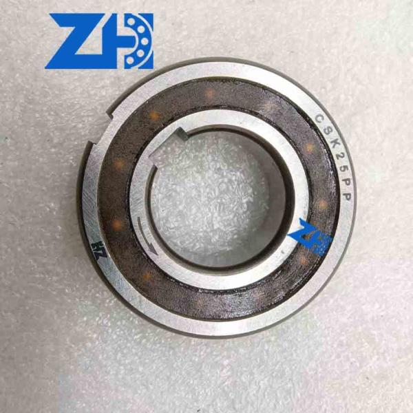 Los rodamientos unidireccionales CSK25PP se pueden utilizar en embragues de sobrevelocidad o dispositivos de transmisión como sistemas de transporte, lavadoras, cortacéspedes, prensas de impresión, maquinaria textil y maquinaria alimentaria.