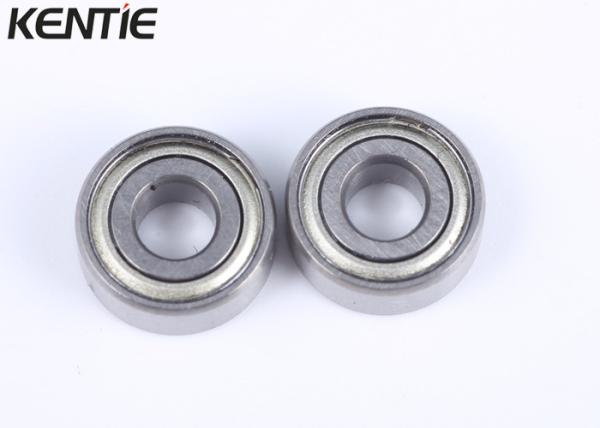 Standard Shielded Ball Bearing , Low Noise MR104ZZ Electric Motor Bearings