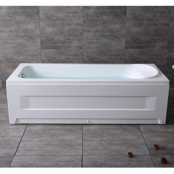 Leg Tubs Structure Simple Acrylic Bathtubs with Separated Panels and Disassembled Skirt