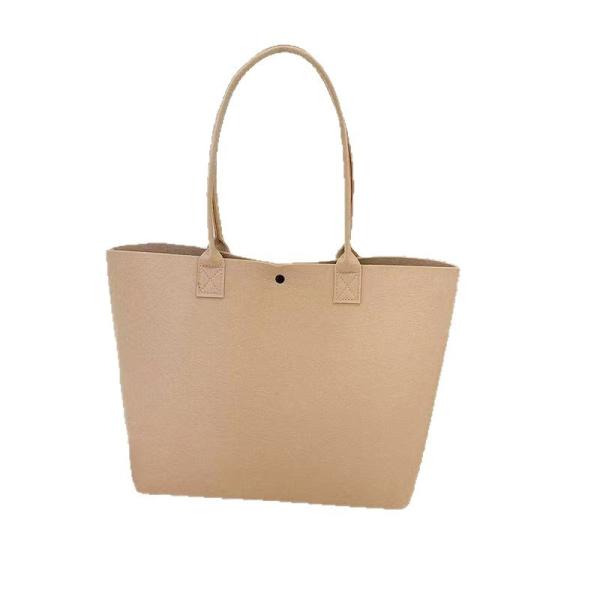 Wholesale Fashion Felt Handbags Custom Logo Colorful Felt Shopping Gift Bag Felt Tote Bag Custom Logo Eco-Friendly Casual Large Capacity Felt Tote Women Felt Bag Handbags Wool Felt Shopping Bag