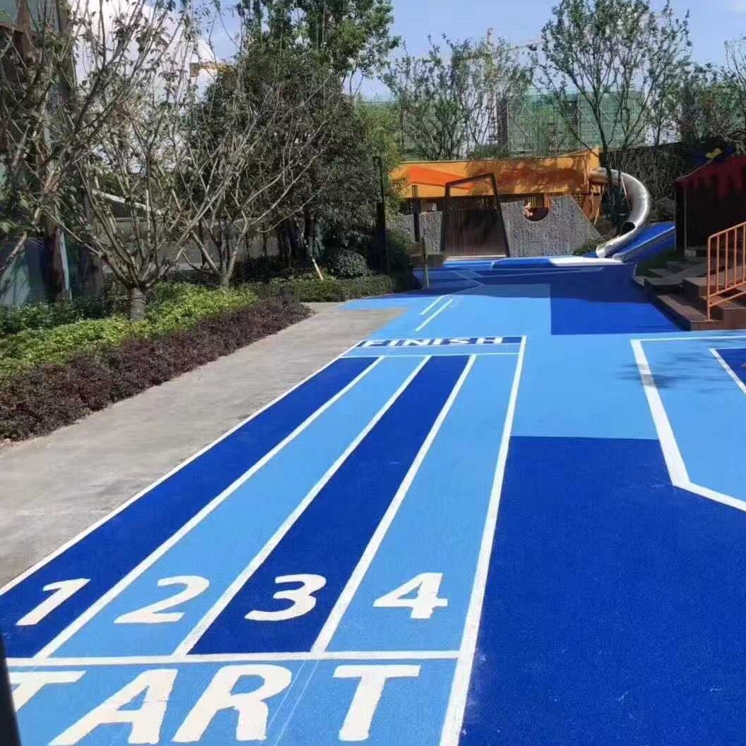 CE лепешек небесно-голубой безопасности крытый EPDM зерен цвета резиновой одобрил