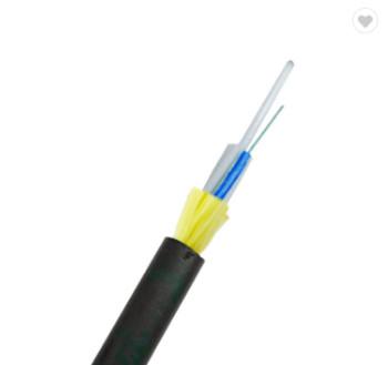 Single Sheath G652D Span 100m Overhead Optical Fiber Cable