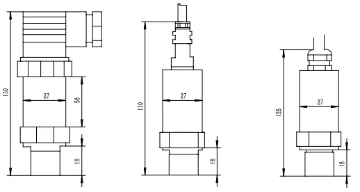 Передатчик датчика давления OEM 4-20mA датчика давления масла FST800-211A