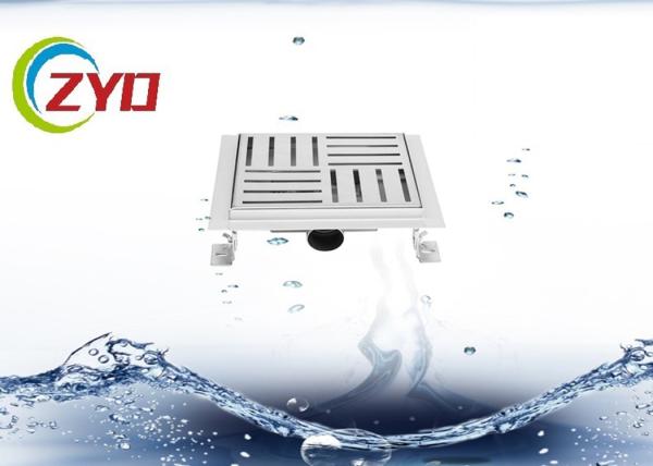 CE Bathroom Floor Drain Corrosion / Acid Resistance 201 / 304 SS Material