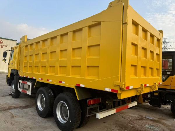 Used dump truck Howo 375hp 6x4wheel dump truck