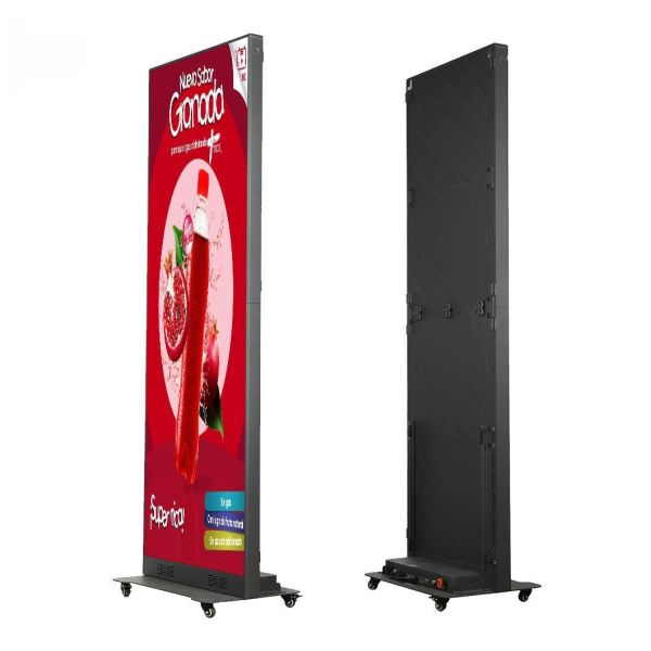 Double Sided Led Poster/Led Advertising Digital P2.5 Folding Foldable Led Screen Display