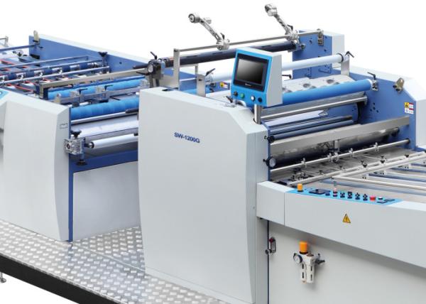 Automatic Thermal Roll Laminator , Steel Material Wide Format Laminator