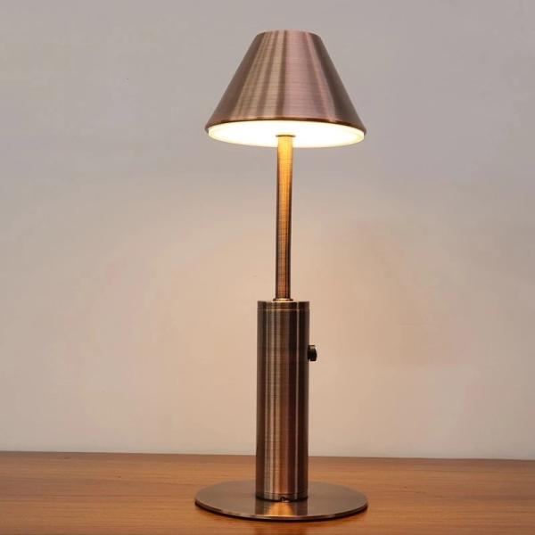 28cm Wireless Restaurant Bedside Desk Lamp JSTD 07 Touch Switch Table Lamp For Bar