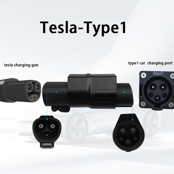 Type1 J1772 Car Charger Adaptor Converter 32A AC for Tesla Charging Pile Retrofit/Upgrade EV Charging Vehicles