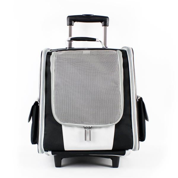Telescopic Handle Pet Travel Carrier Backpack Trolley For Small Dogs And Cats