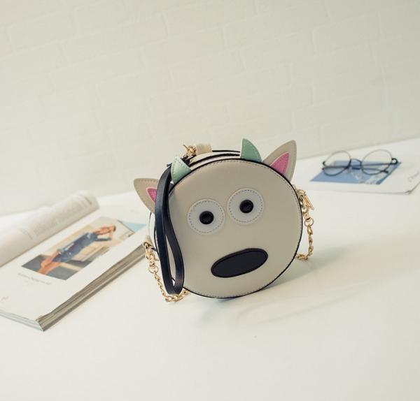 2016 new female bag cartoon circle cute zodiac animal personality tide chain