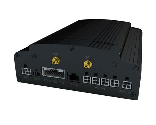 Black HDD 3g dvr Vehicle Security Camera Systems Support Android & IOS App