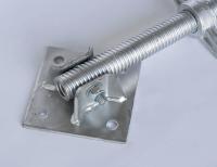 Painted 32mm Scaffolding Leveling Jack With Swivel Base Plate